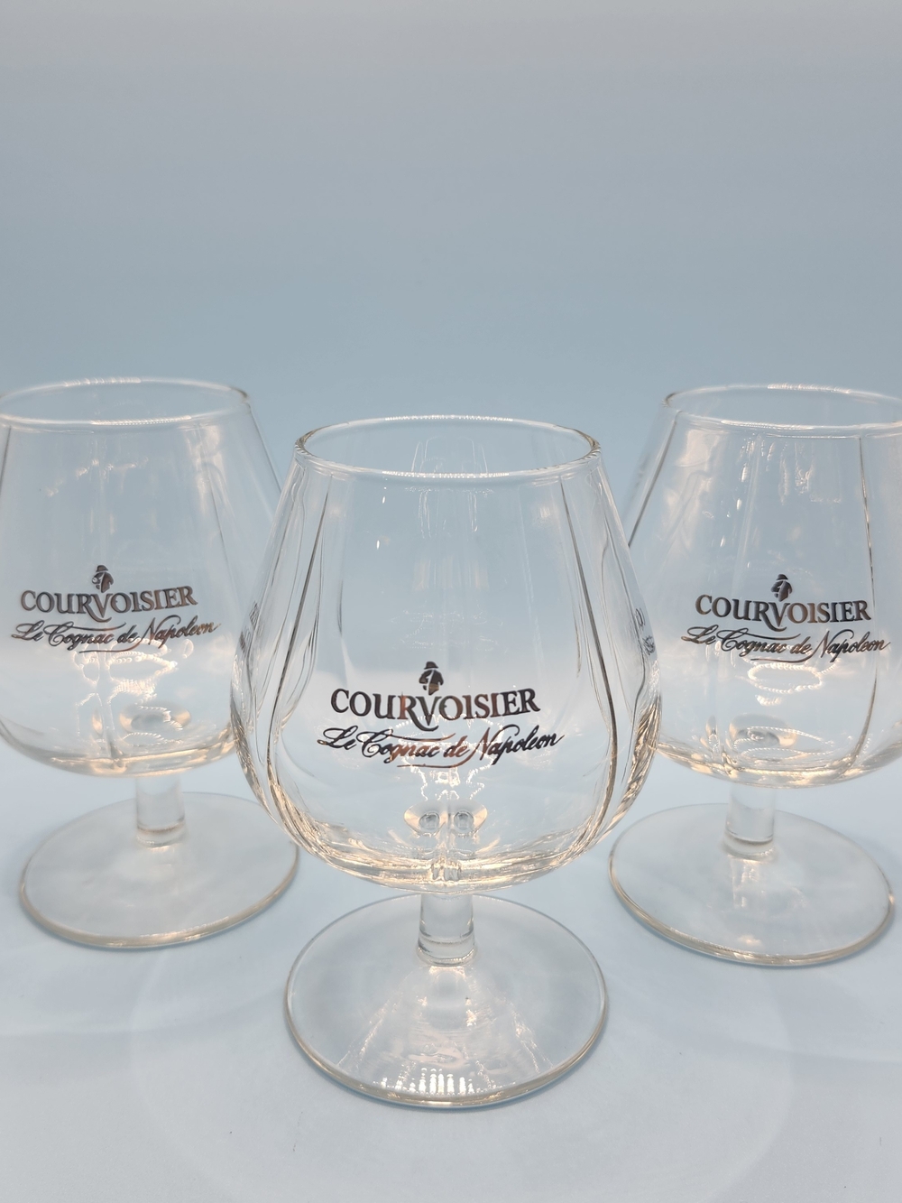 Branded Clear Cognac Glass - Set of 3
